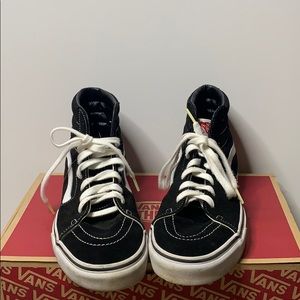 Black high top vans